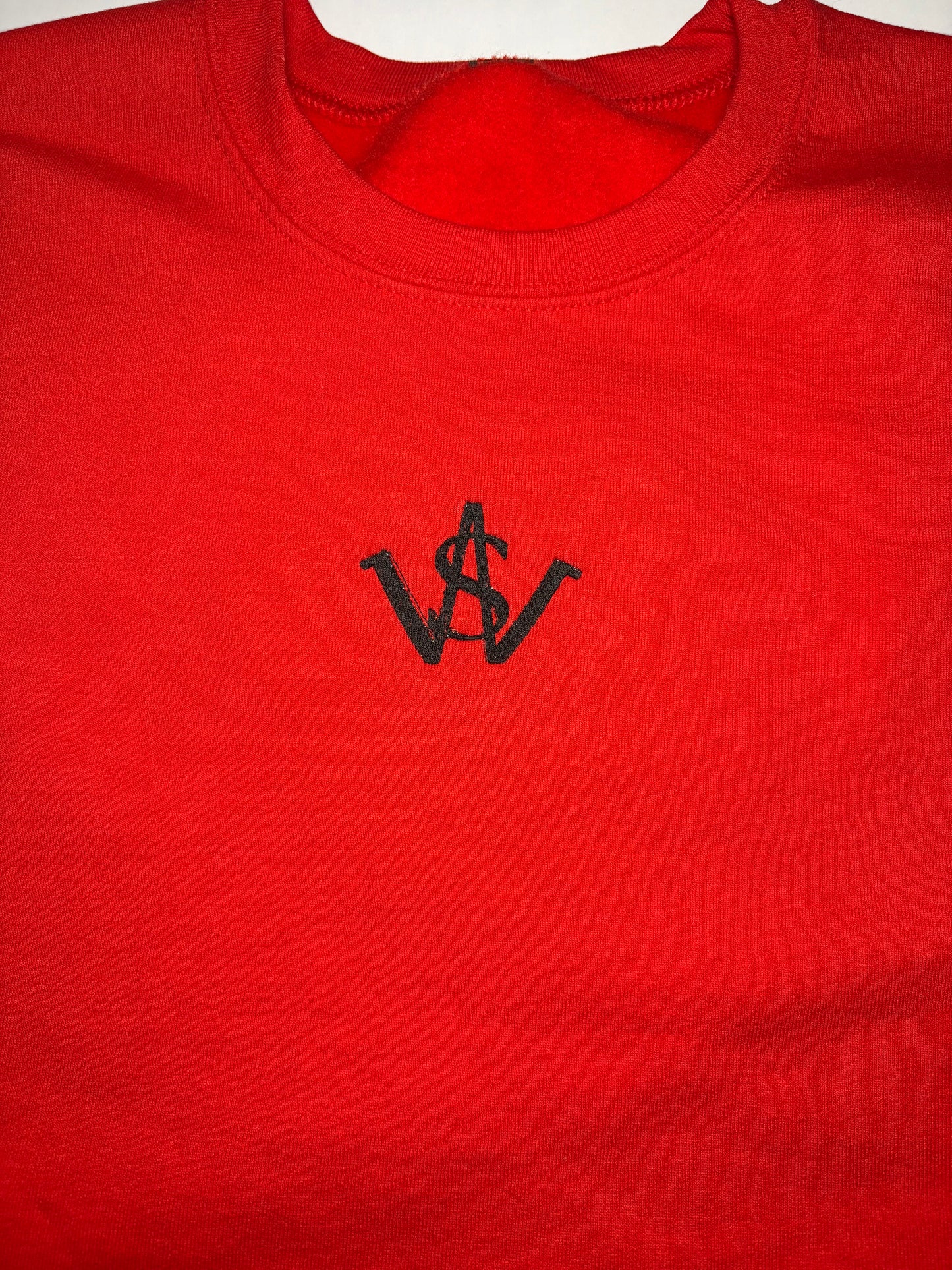 Red Crew-Neck